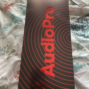 AudioPro Red & Black Box - AudioPro Branding